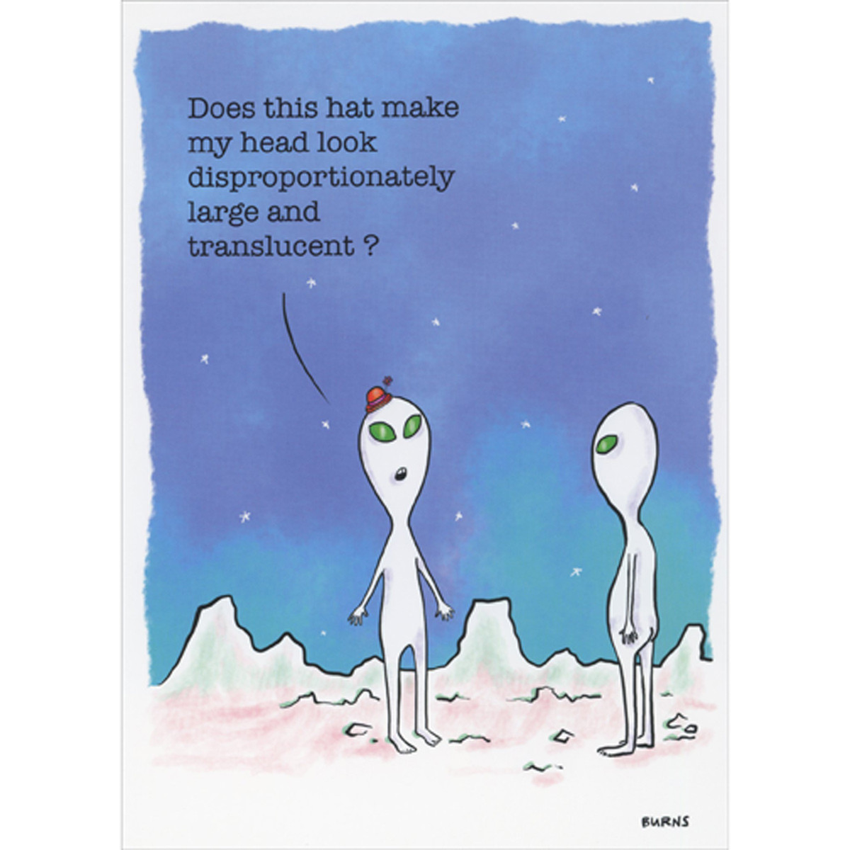 Alien Head Looks Disproportionately Large and Translucent Funny ...