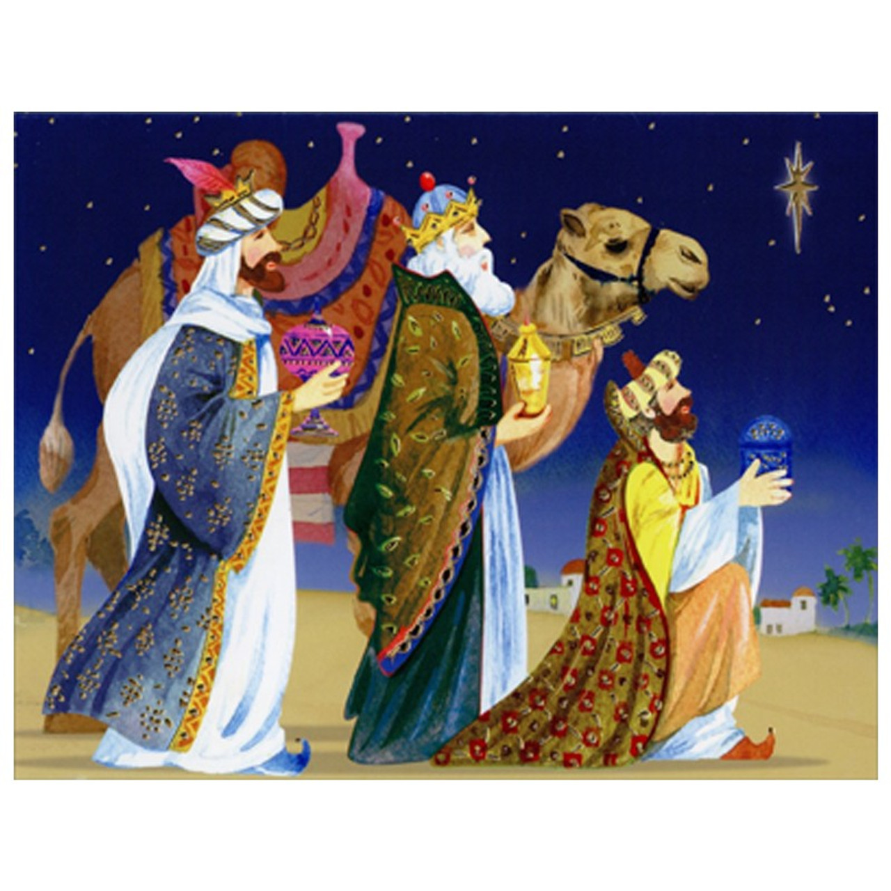 Three Wise Men Religious Box of 18 Christmas Cards | PaperCards.com