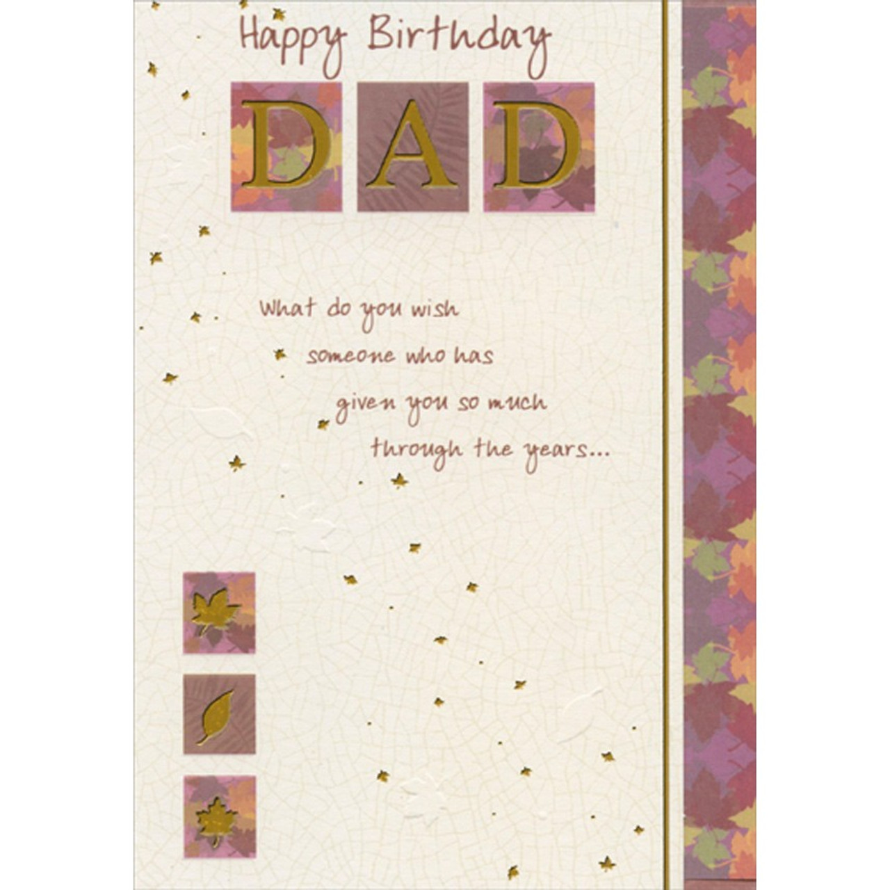 happy birthday dad cards inside