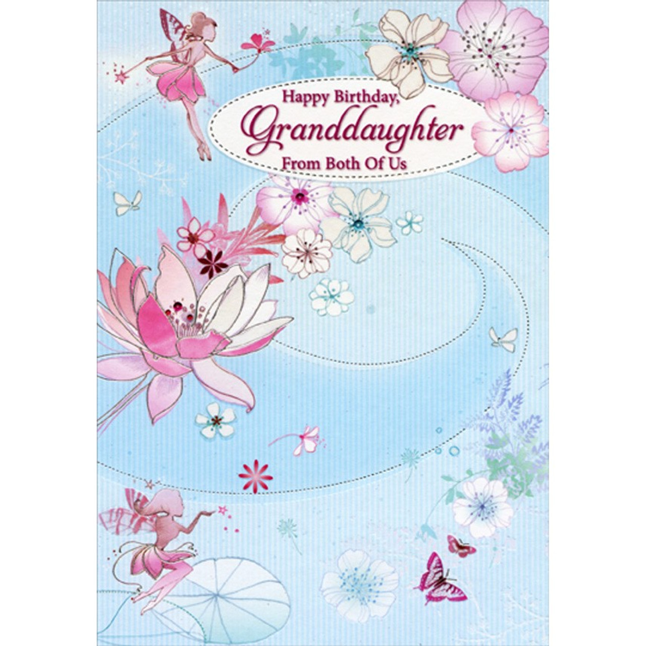 fairy-with-pink-and-white-flowers-on-blue-birthday-card-for-granddaughter-from-both-of-us-papercards-com for Fairy Birthday Cards Free Printable Fairy with Pink and White Flowers on Blue Birthday Card for Granddaughter from Both of Us | PaperCards.com for Fairy Birthday Cards Free Printable