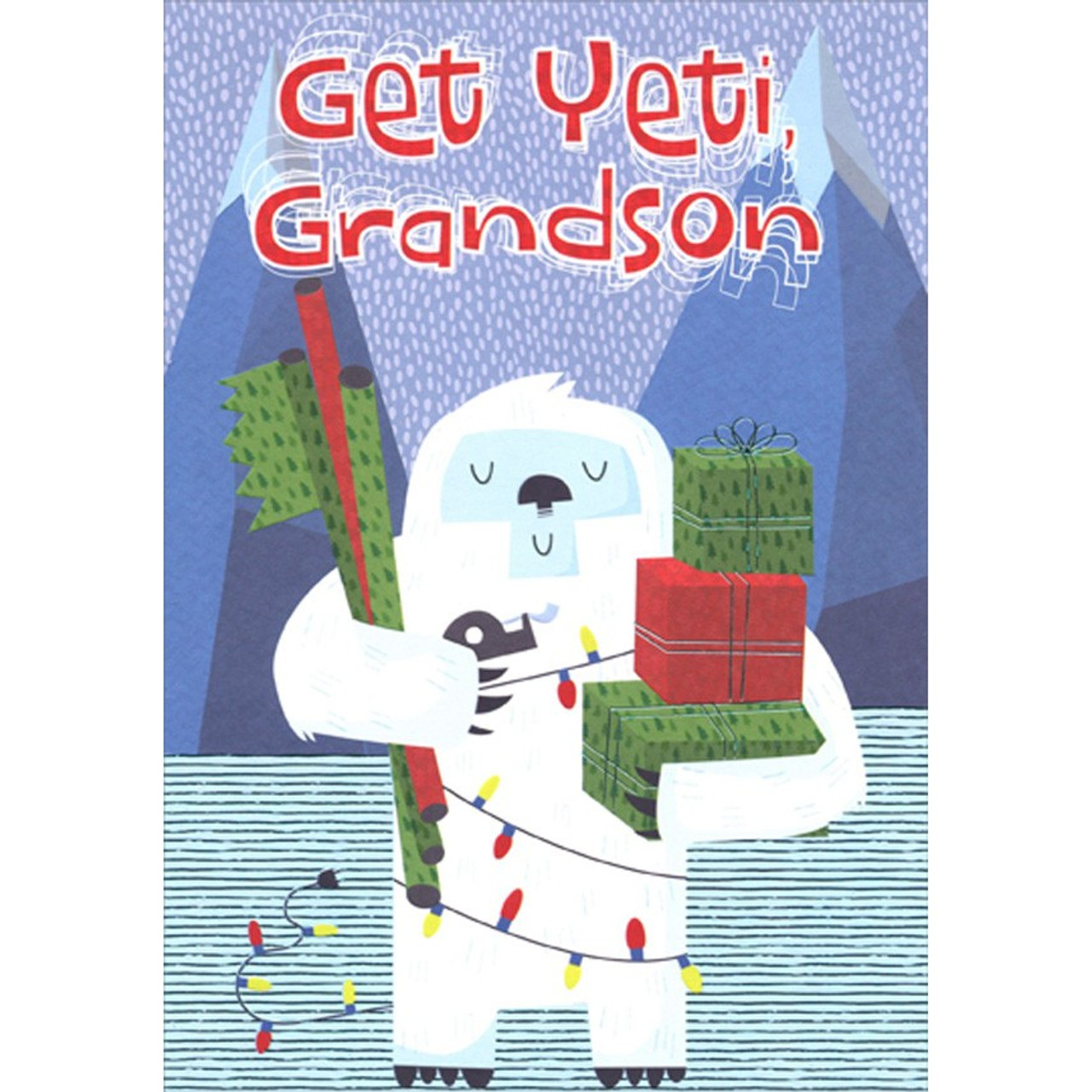 Gettin' Yeti for Christmas Greeting Cards | LookHUMAN