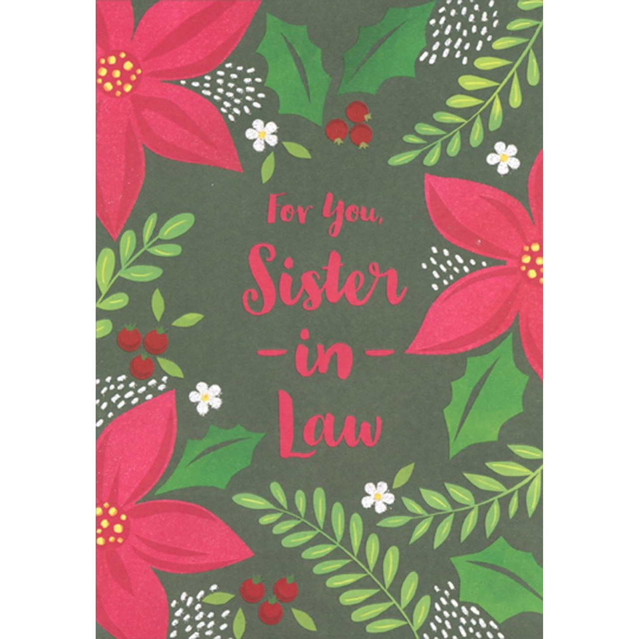 Sister-in-law Christmas Card Christmas Card for Sister-in-law