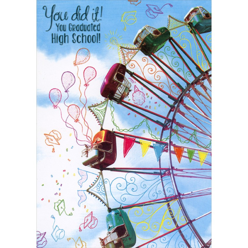 You Did It : Amusement Park Ride High School Graduation
