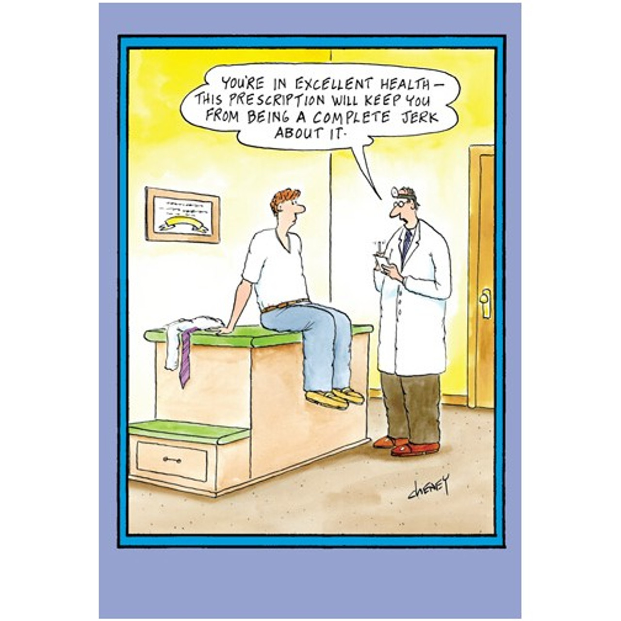 Complete Jerk Funny Humorous Tom Cheney Get Well Card 