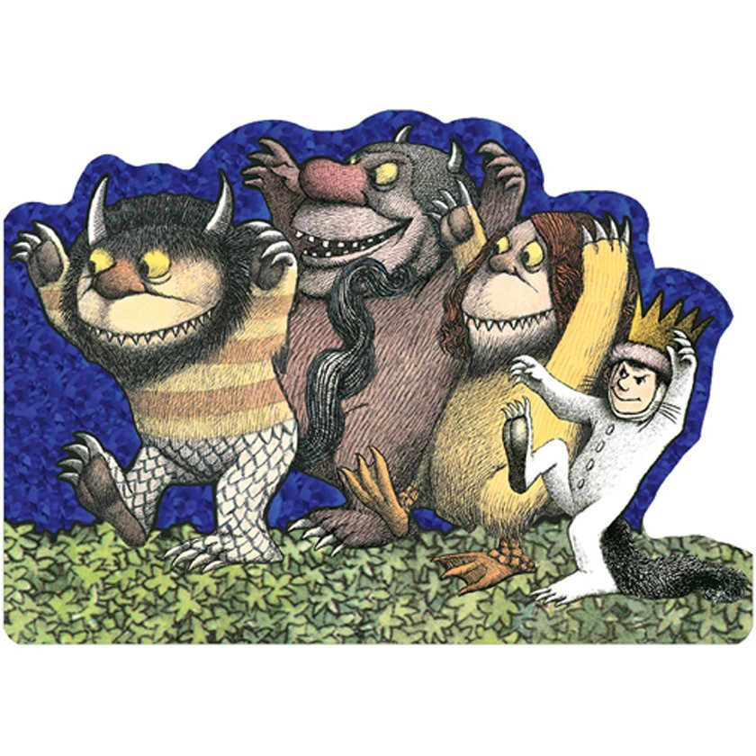 Paper House Aufkleber-Set „Where The Wild Things Are“ – 6 Stück, Bunt & Säurefrei – Für Scrapbooking & Deko
