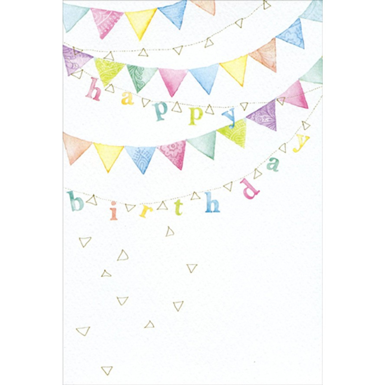 Watercolor Dots Happy Birthday Tissue Paper, 5 Sheets