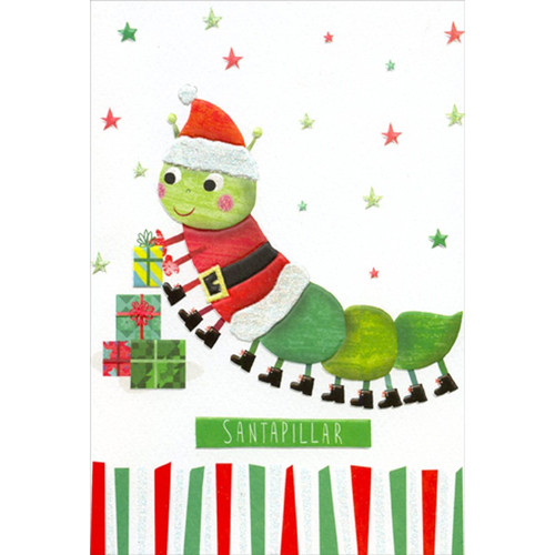 Santapillar Christmas Card: Santapillar