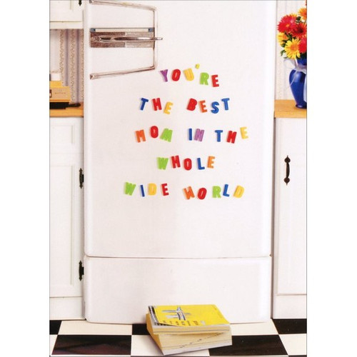 Magnets on Fridge Funny / Humorous Mother's Day Card: Happy Mother's Day