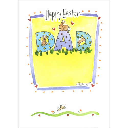 Offspring Easter Card for Dad: Happy Easter Dad