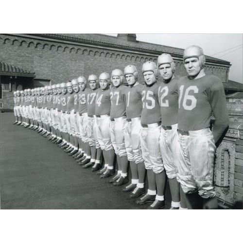 Football Lineup Historic Detroit Blank Note Card