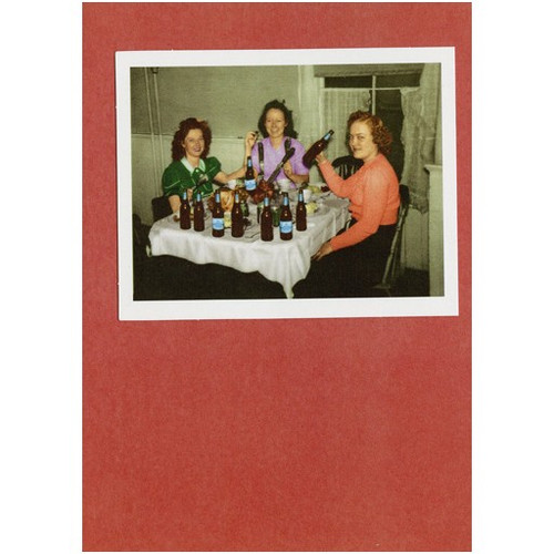 Women with Beer Funny / Humorous Christmas Card