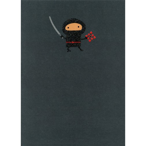 Valentine Ninja Funny Valentine's Day Card