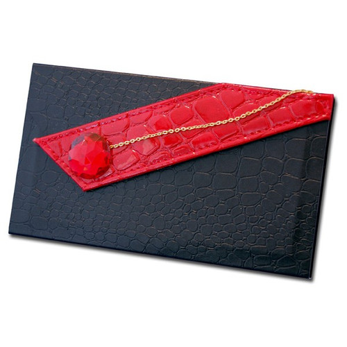 Black with Red Strap Design House Clutch Pad (60 Colored Sheets)