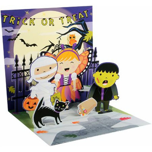 Scary Shadow Pop-Up Halloween Card