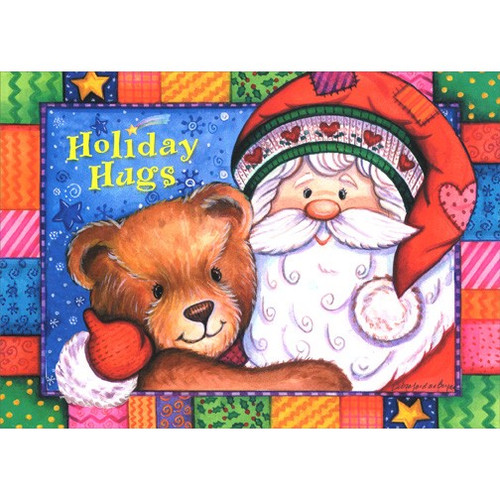 Holiday Hugs Christmas Card: Holiday Hugs