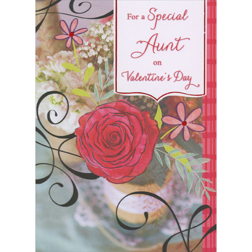 Cartão De Festividades Valentine's Day Card For Aunt And Uncle