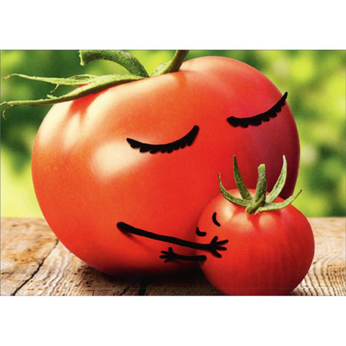 Tomato Mom and Child Funny / Humorous Mother's Day Card