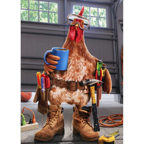 Rooster Mr Fix It Funny / Humorous Father's Day Card