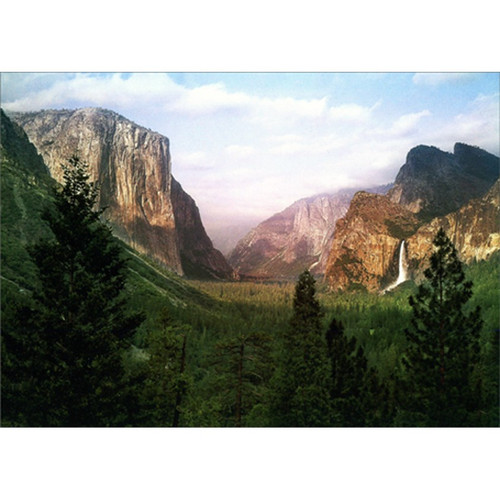 Bridalveil Falls : Yosemite Valley America Collection Blank Note Card