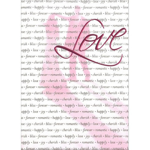 Dancing Silhouette Couple Wedding / Marriage Congratulations Card: Love