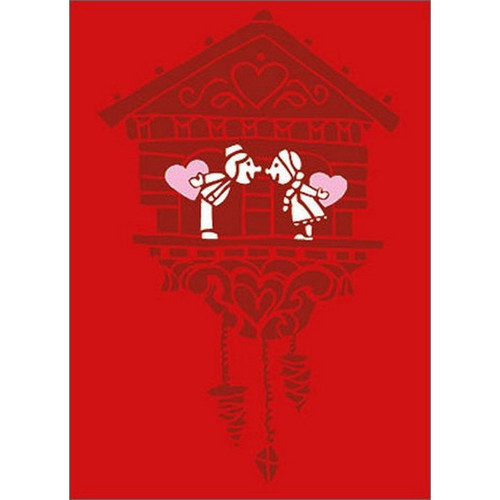 Cuckoo Clock Love A*Press Valentine's Day Card