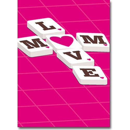 Word Puzzle A*Press Mother's Day Card: LOVE - MOM