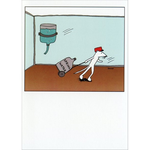 Spring Water Funny / Humorous Birthday Card