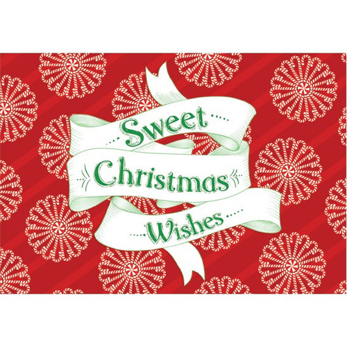 Sweet Christmas Wishes Box of 18 Christmas Cards: Sweet Christmas Wishes