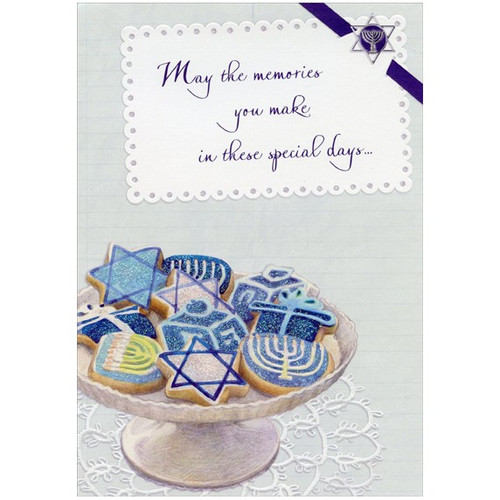 Hanukkah Cookies Box of 18 Hanukkah Cards: May the memories you make in these special days…