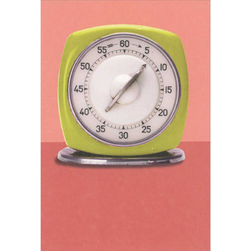 Green Vintage Old Timer Funny Birthday Card for Man