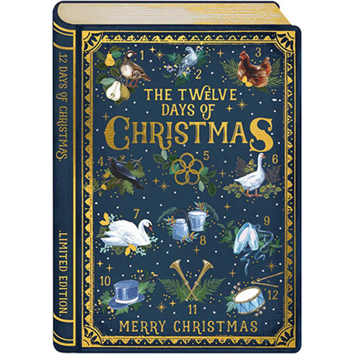 Christmas Card: The Twelve Days of Christmas Die Cut 'Book Story': The Twelve Days of Christmas - Limited Edition - Merry Christmas