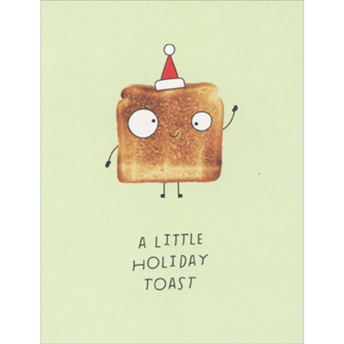 Funny Packaged Christmas Cards: A Little Holiday Toast, 8-Pack: A little Holiday toast