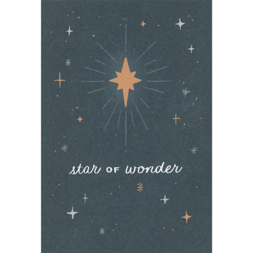 Packaged Assorted Religious Christmas Cards: Star of Wonder, 2-Designs, 10-Pack: Card 1: star of wonder - Card 2: May the miracle of Christmas bring you joy