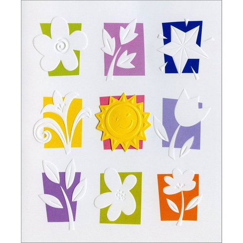 Sun & Flower Panels Friendship Card