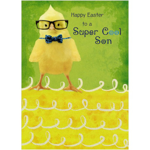 Super Cool Son Juvenile Easter Card: Happy Easter to a Super Cool Son