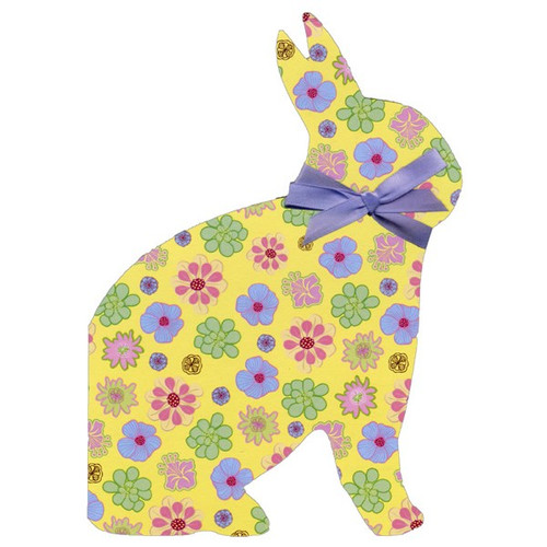 Die Cut Bunny Easter Card