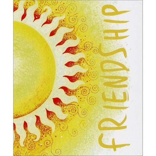 Sunlight Friendship Card: Friendship