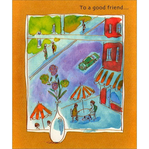 City Café Friendship Card: To a good friend…