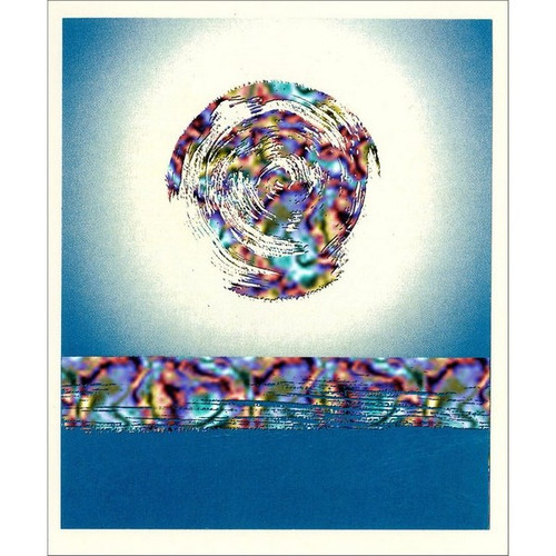 Mirrored Swirl Inspirational Card: Mirrored images - Reflecting beauty of God, We are all as one.