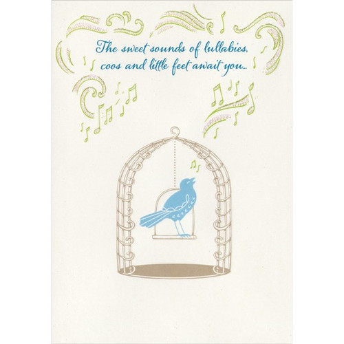 Bluebird Singing: Mom to Be Mother's Day Card: The sweet sounds of lulabies, coos and little feet await you…