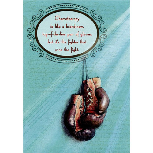 Designer Greetings No Right Words: Fight Breast Cancer Support Card 