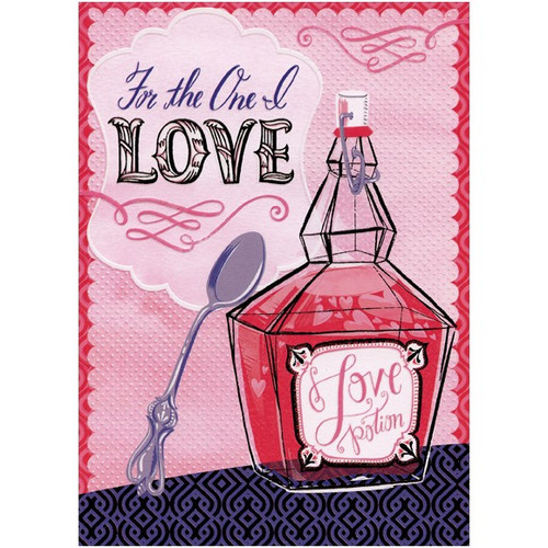 Love Potion: One I Love Valentine's Day Card: For the One I love