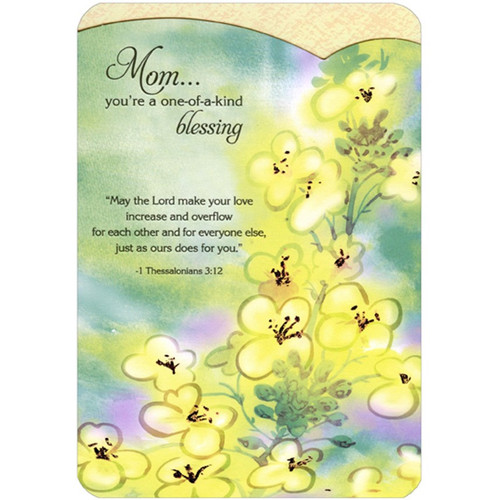 Pink Roses: Special Blessings Religious / Inspirational Birthday Card for  Mom