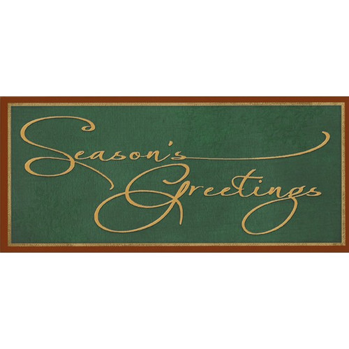 Seasons Greetings Script Christmas Money / Gift Card Holder Cards (8 Pack): Season's Greetings