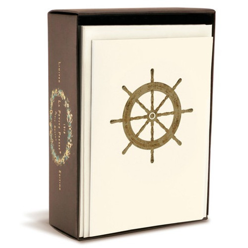 Ship's Helm Limited Edition Box of 10 Blank Note Cards