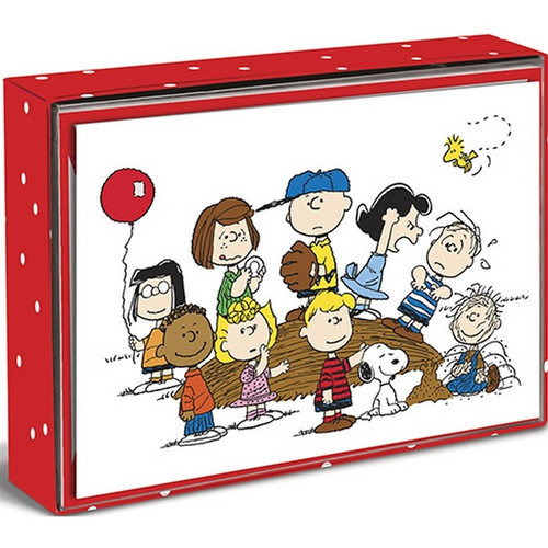 Peanuts Gang Box of 16 Blank Notecards