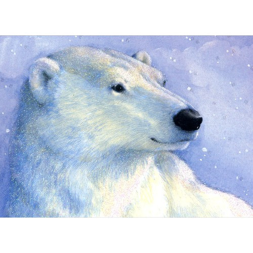 Polar Bear Mini Luxe Christmas Card