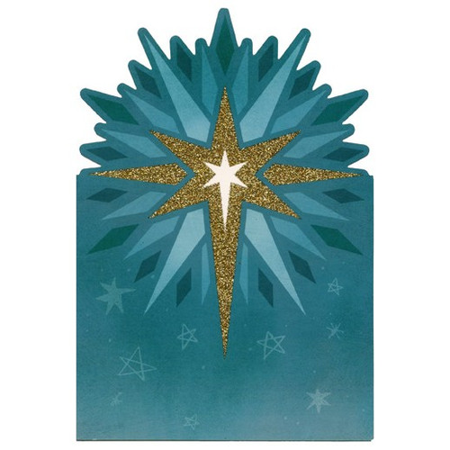 Christmas Joy: Star Die Cut Christmas Card