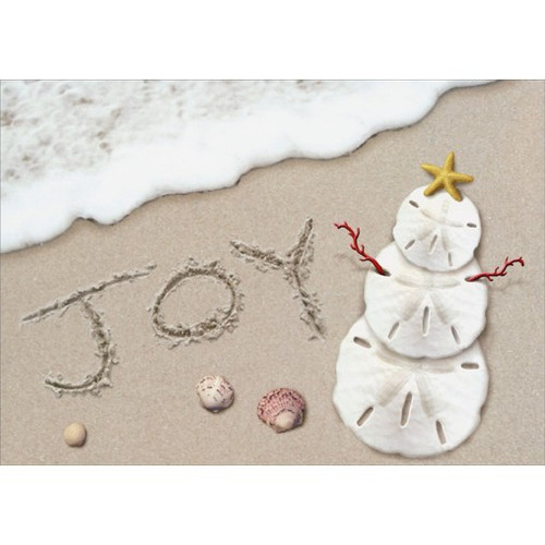Joy Surf Box of 18 Alan Giana Warm Weather Holiday Cards: Joy