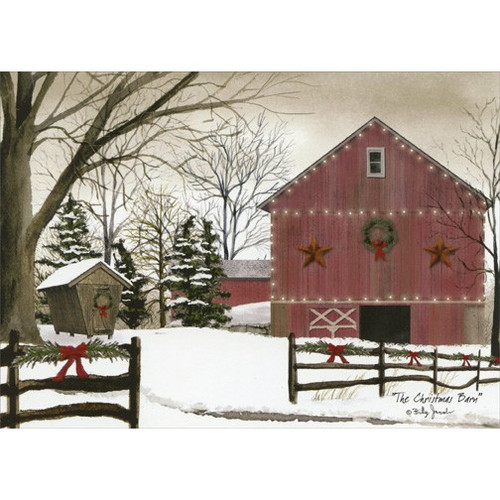 The Christmas Barn Box of 18 Christmas Cards